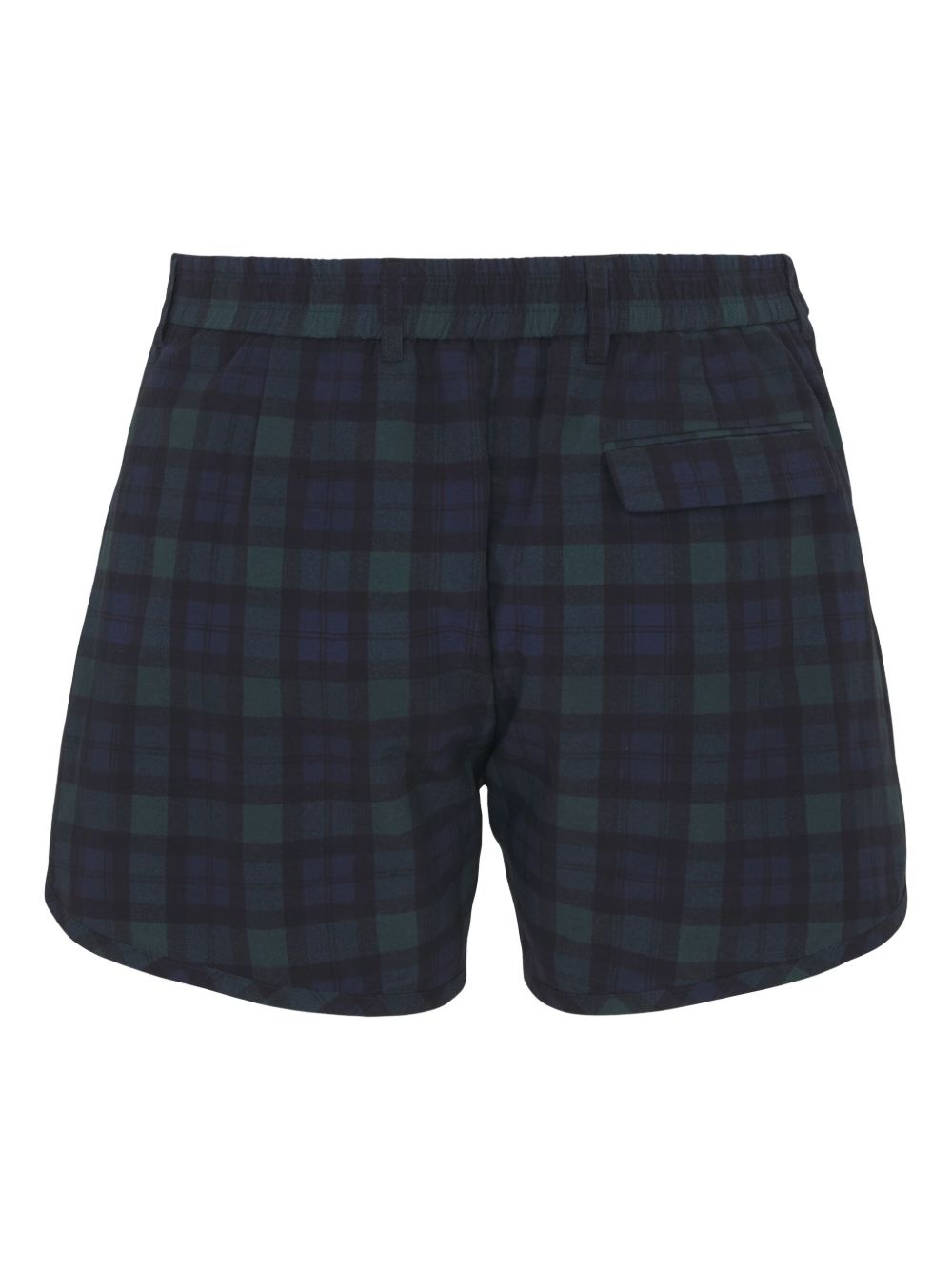 plaid-print shorts - 2