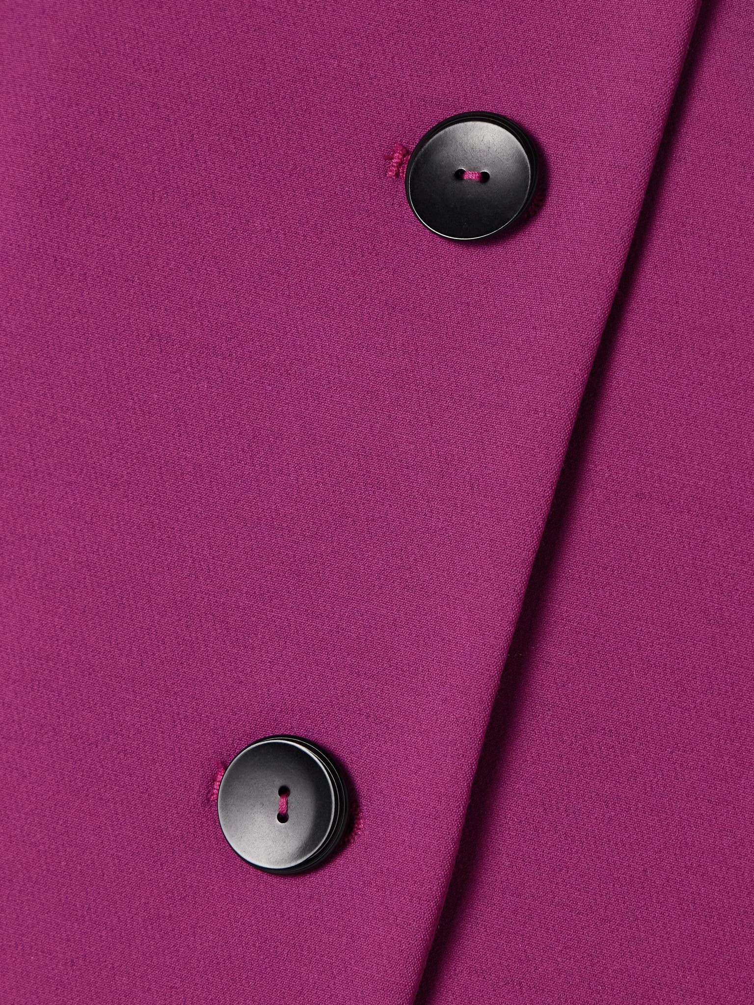 Stretch-wool jacket Magenta - 4