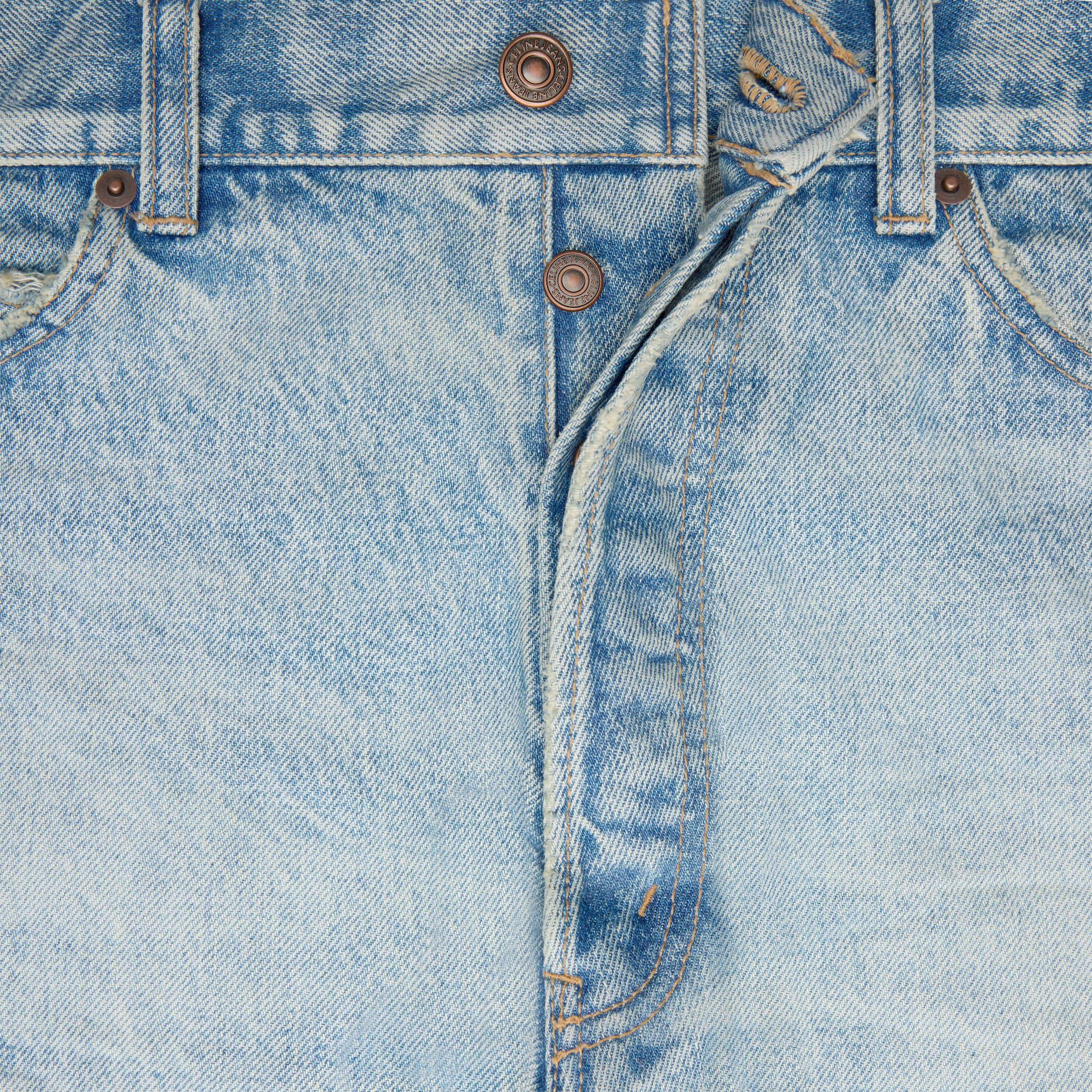 BERMUDAS IN COTTON DENIM - 4