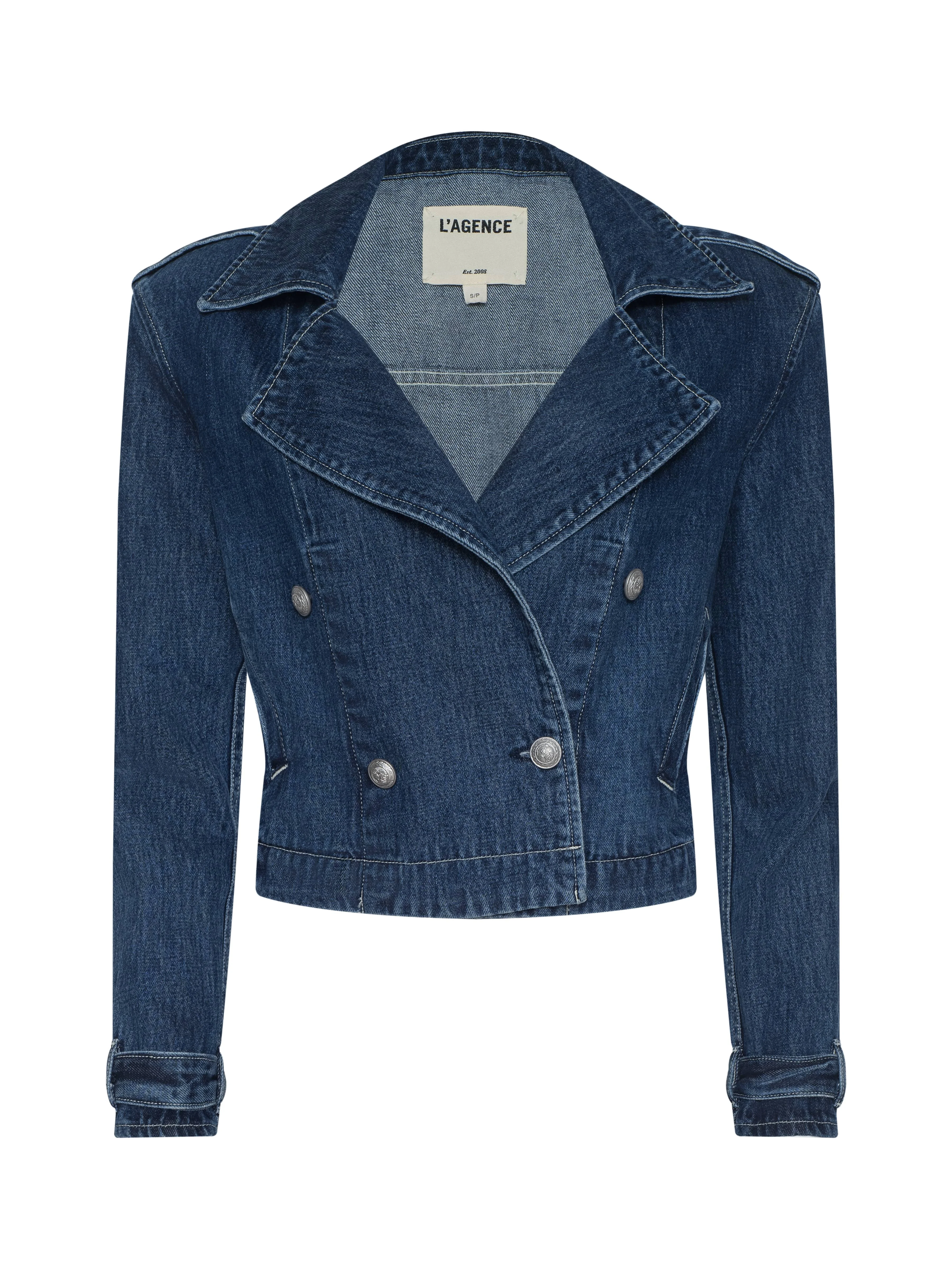 Maddox Denim Trench Coat - 1