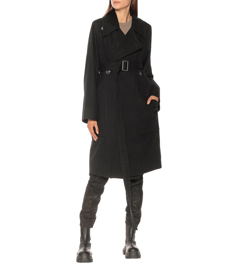 Drella cotton and wool trench coat 5