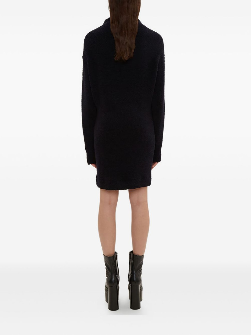 asymmetrical funnel-neck sweater dress 4