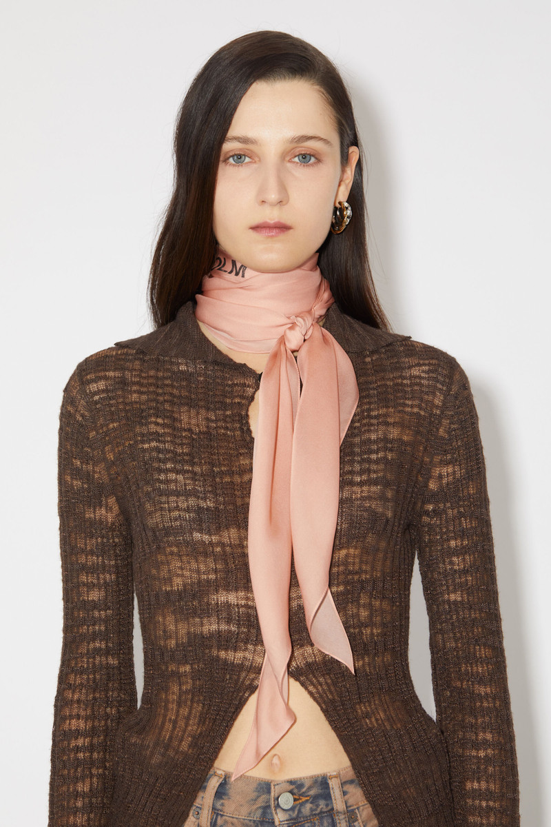 Acne Studios Silk scarf - Rose pink outlook