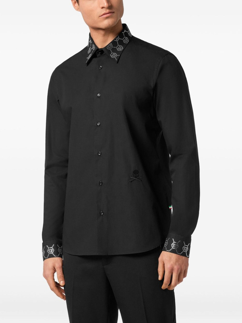 monogram-embellished shirt 3