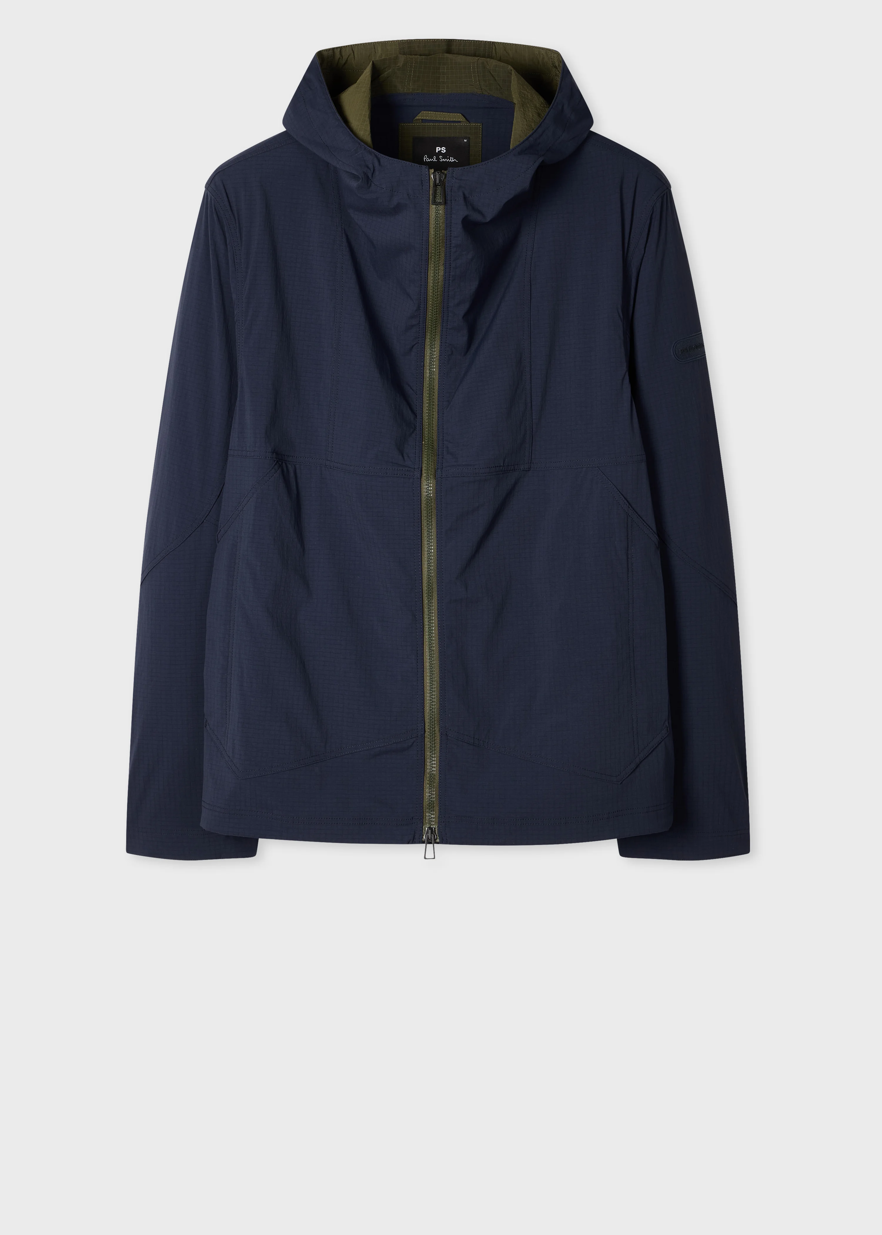Navy Packable Showerproof Ripstop Jacket - 1