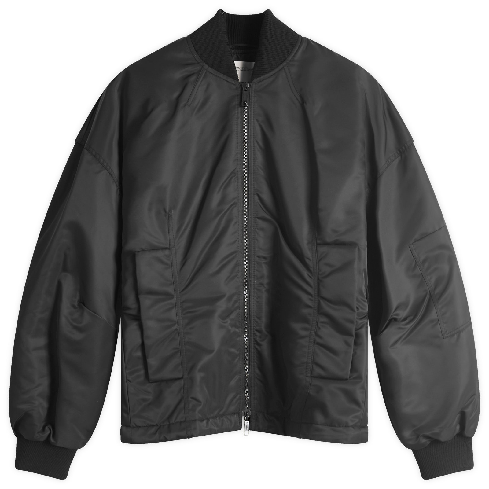 【関税込み】sportmax ZEBU' BOMBER JACKET Short padded bomber jacket, black | Sportmax