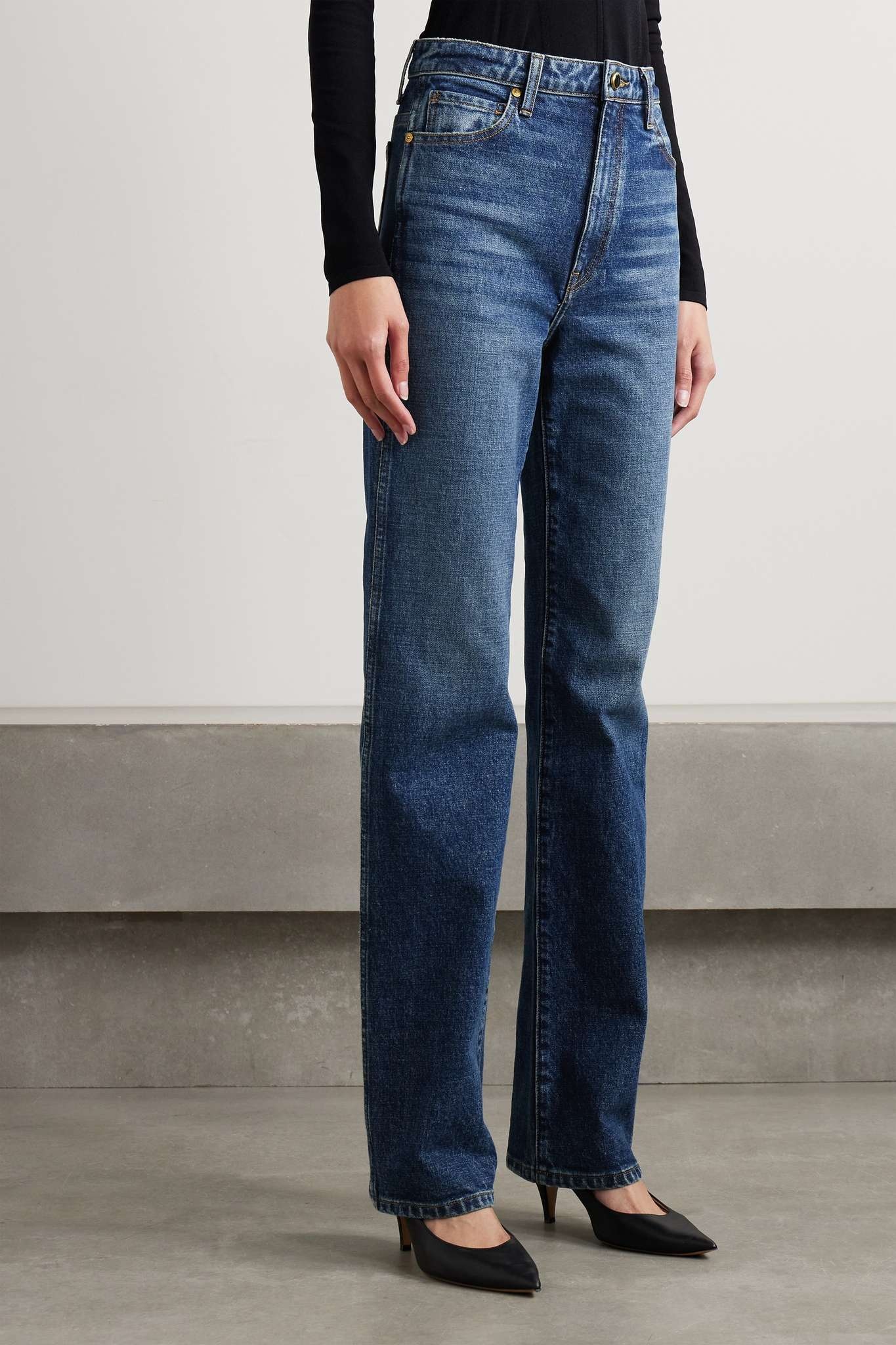 Danielle high-rise slim-leg jeans - 3