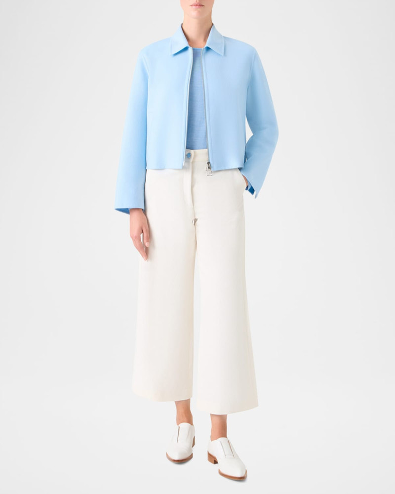 AKRIS Harmony Cashmere Short Zip Jacket outlook