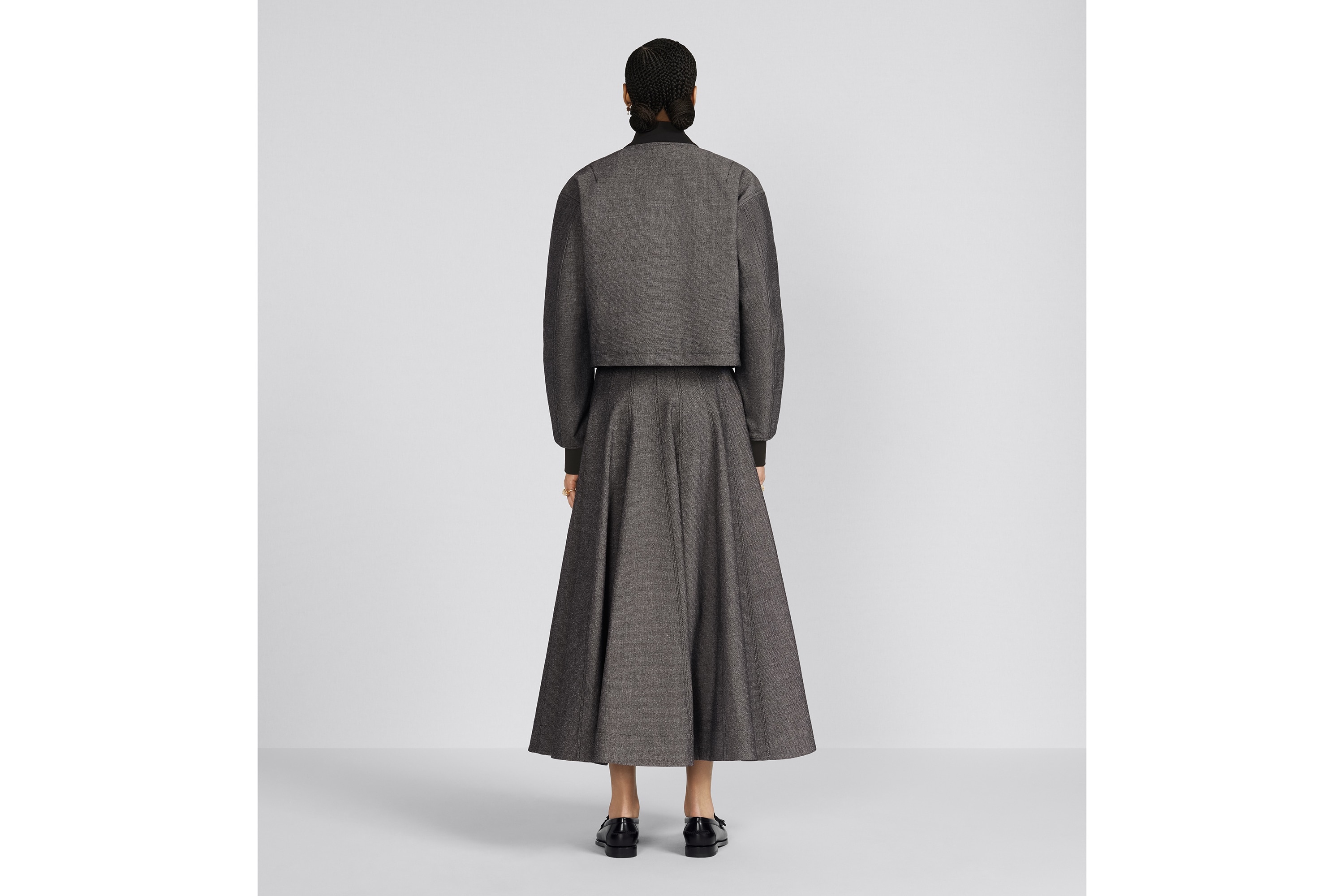 Mid-Length Flared Skirt - 6