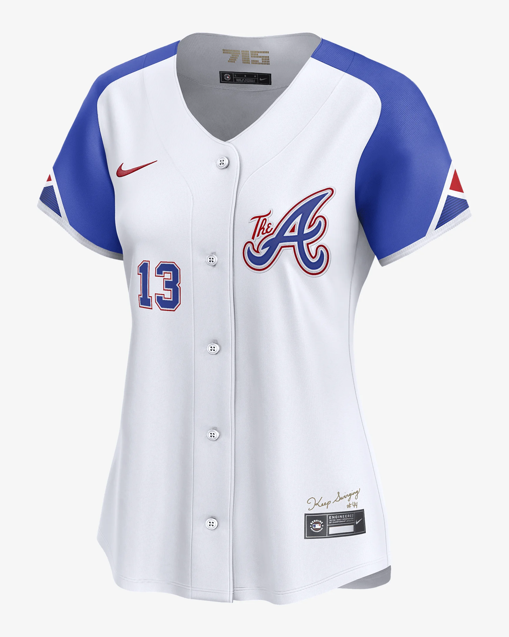 Ronald Acuña Jr. Atlanta Braves City Connect Nike Women's Dri-FIT ADV MLB Limited Jersey - 1