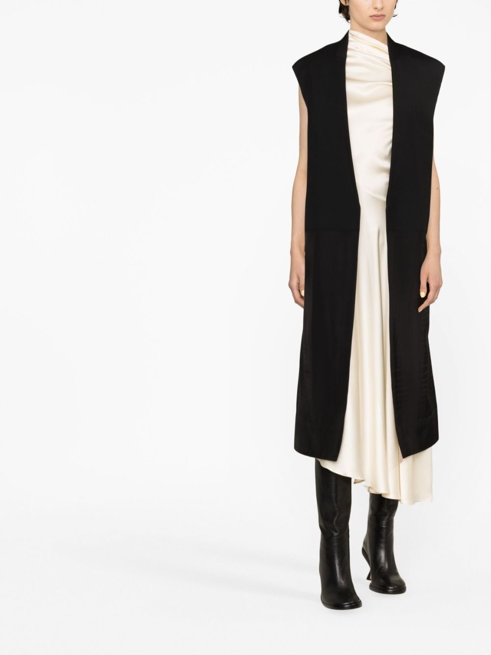 single-breasted tailored vest - 3