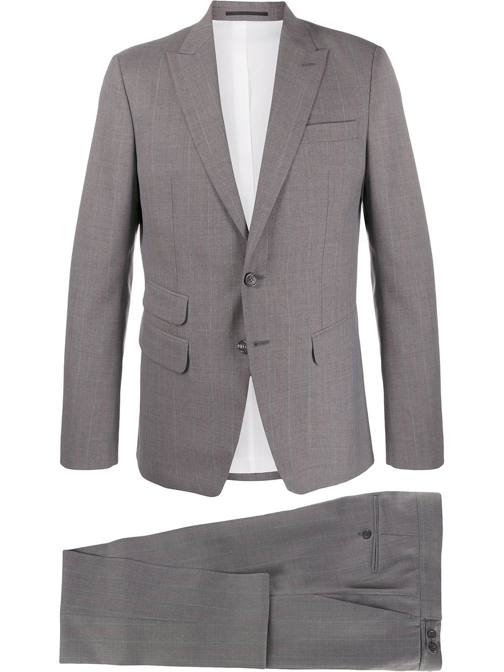 two-piece striped formal suit - 1