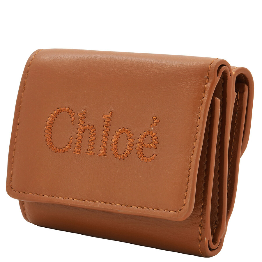 Chloe Small Tri-Fold Leather Wallet - 3