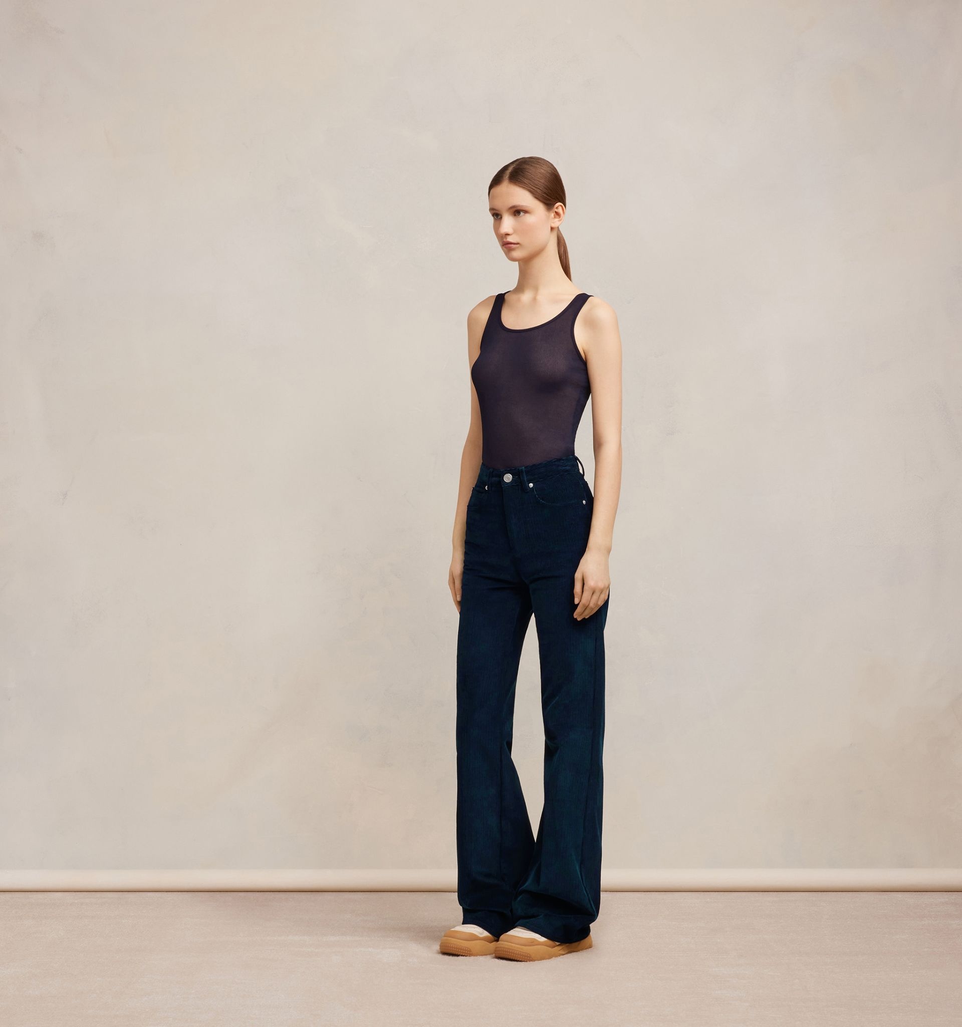 Flare Fit Trousers - 4
