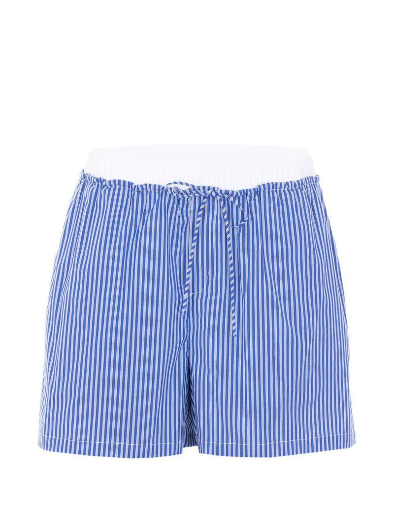 striped drawstring shorts 1