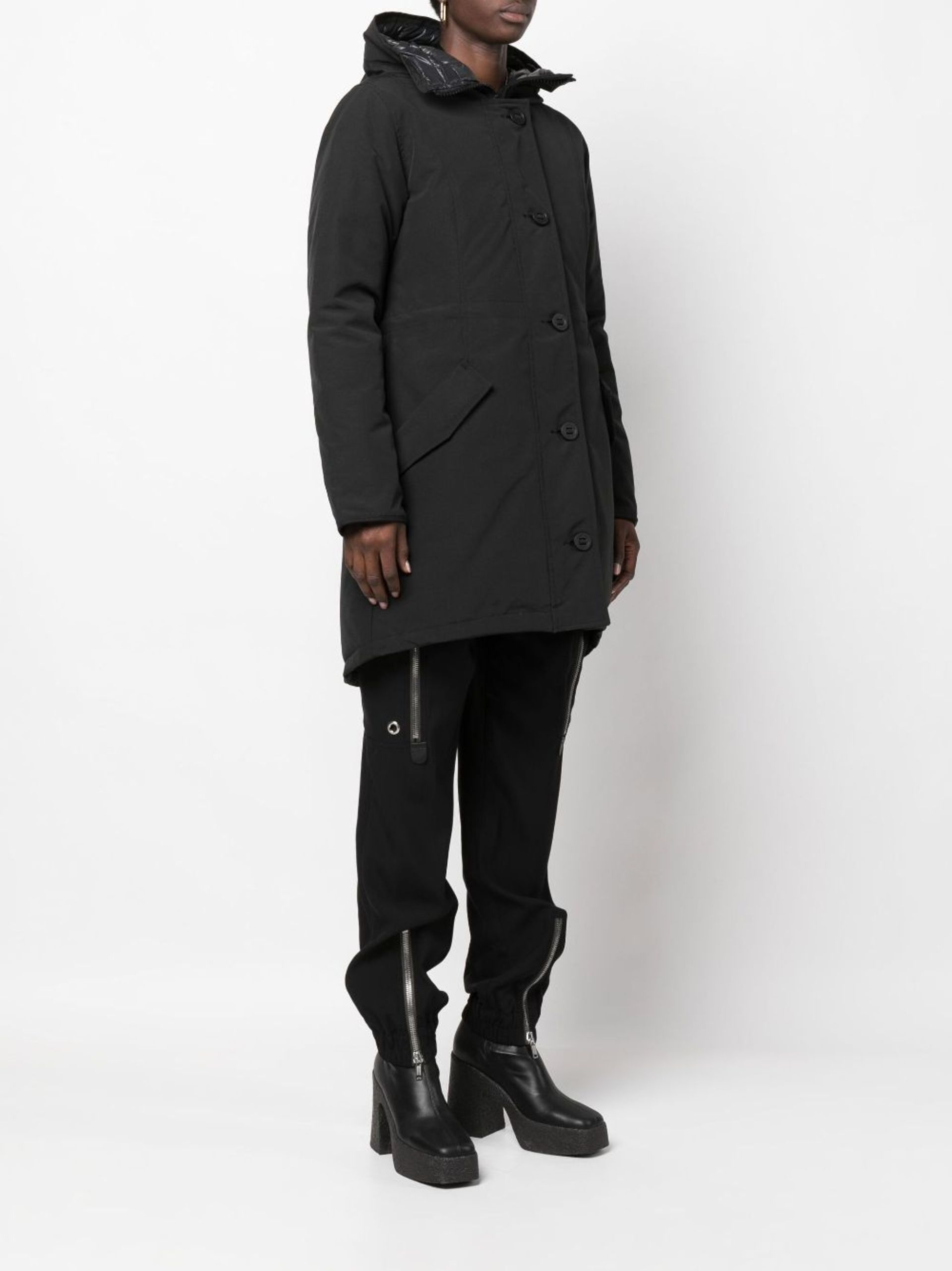 black Rossclair parka coat - 3