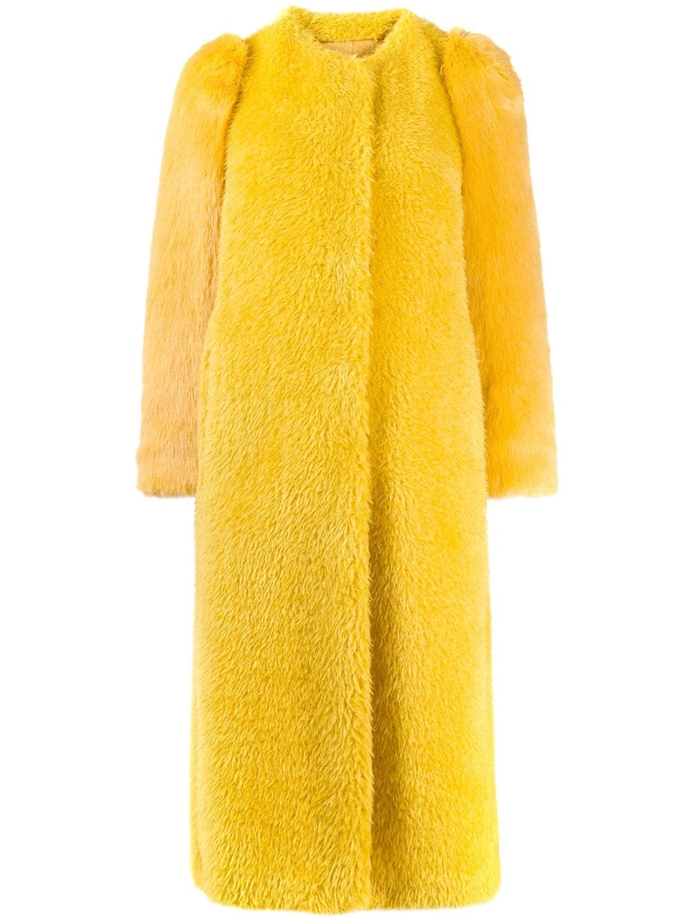 faux fur coat - 1