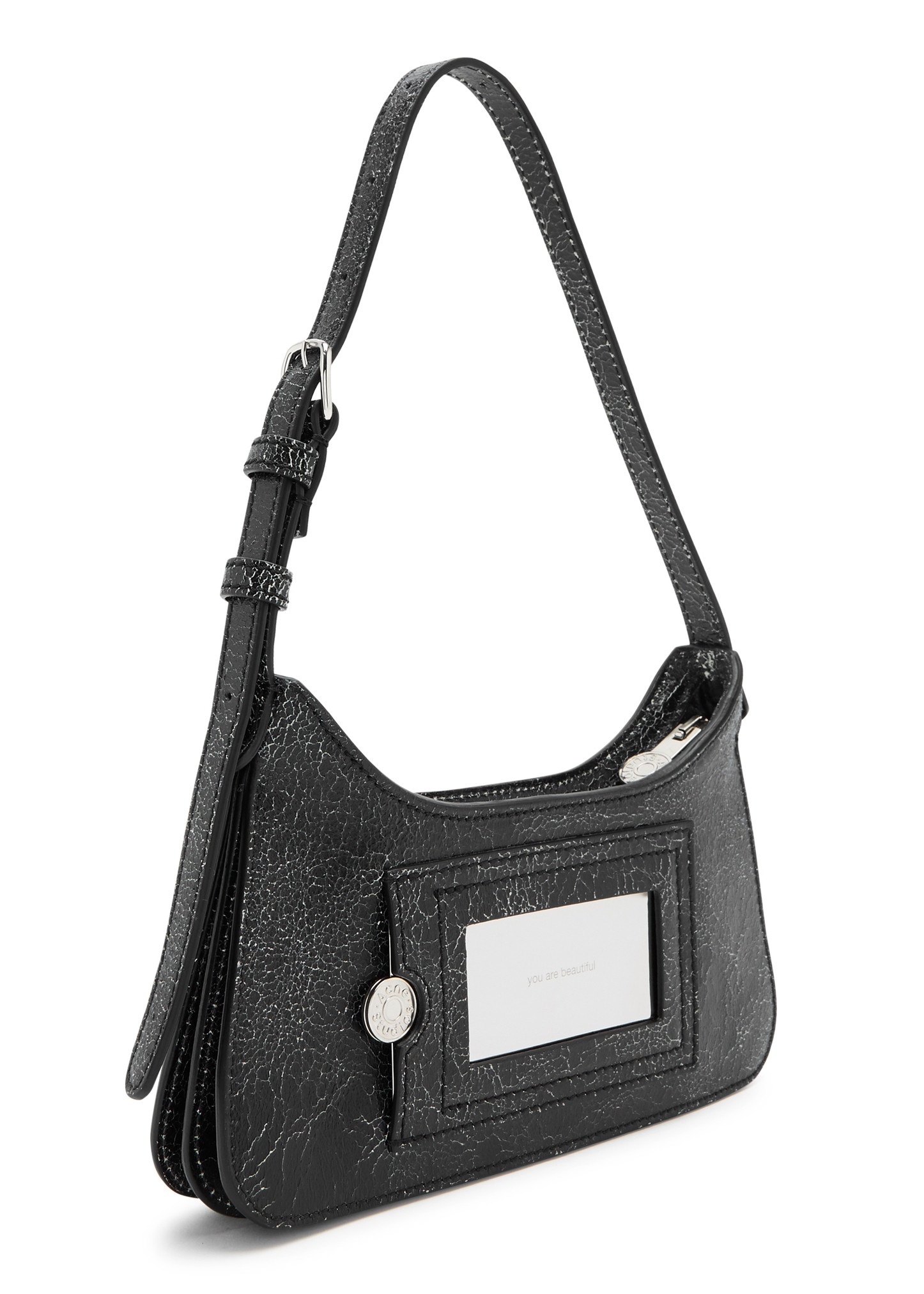 Platt micro leather shoulder bag - 2