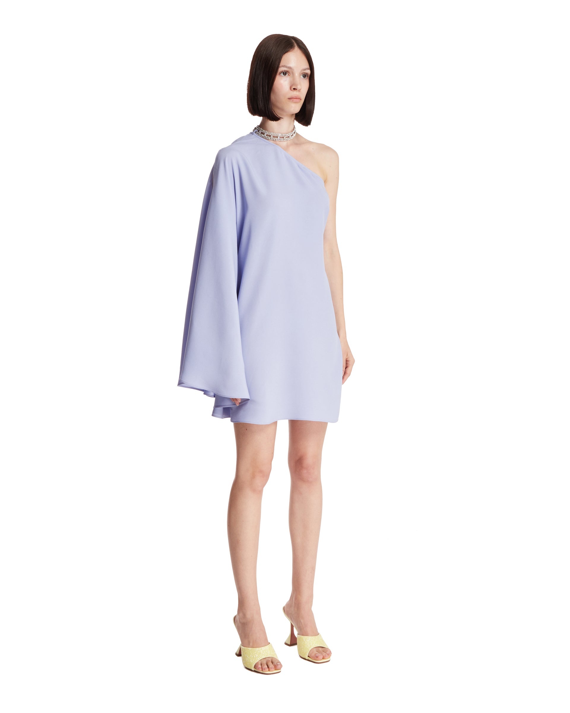 Purple Bolkan Crystal Mini Dress - 4