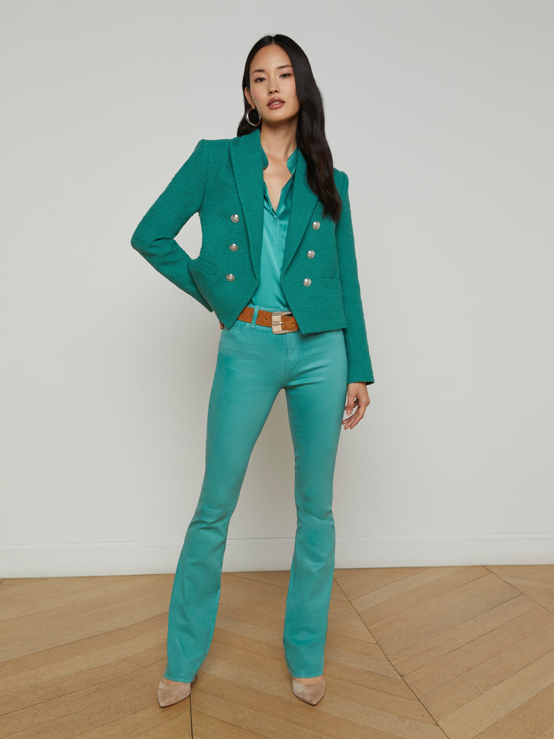 Brooke Open-Front Blazer 6
