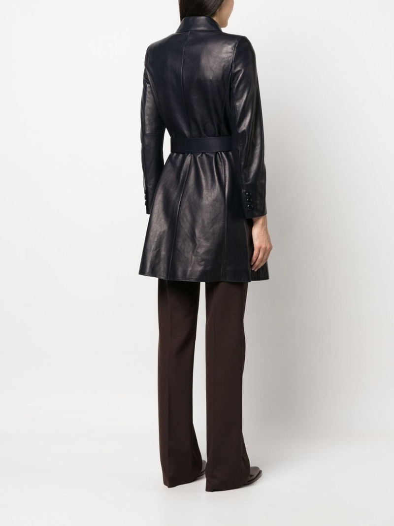 x 10 Corso Como leather trench coat 4