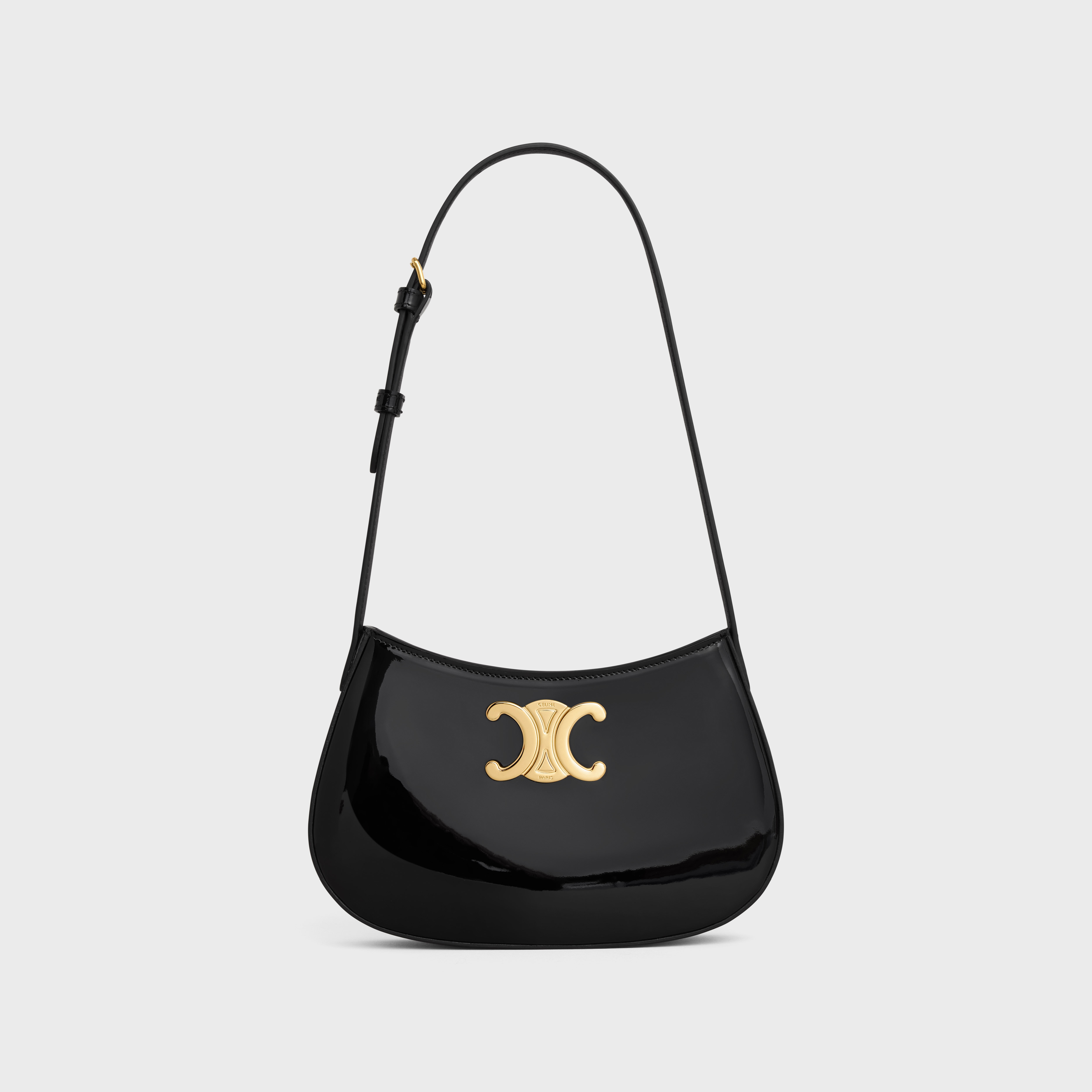 MEDIUM TILLY BAG in PATENT CALFSKIN - 1