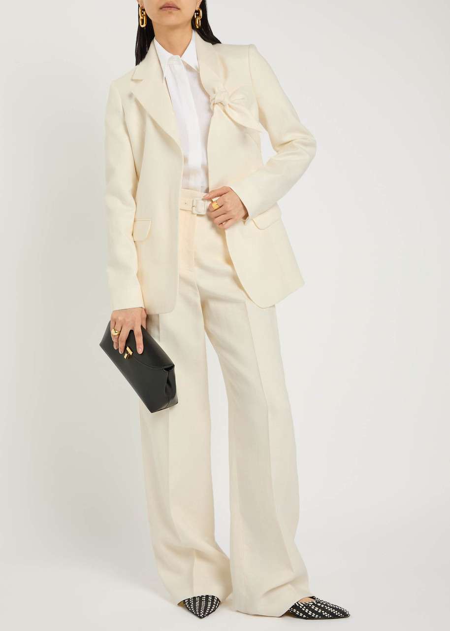 Gabriela Hearst Norman Linen Straight-leg Trousers - 4