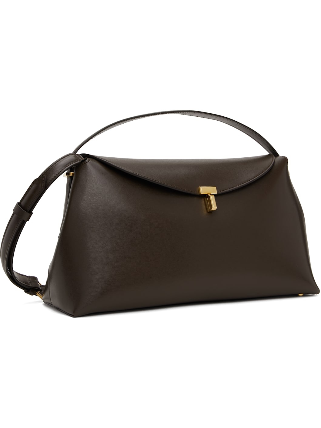 Brown T-Lock Top Handle Bag - 2