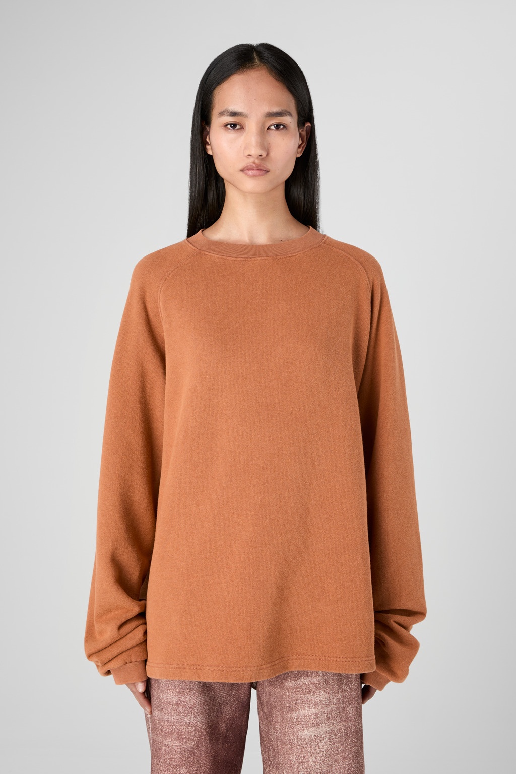 Faded Terracotta Organic Cotton Jersey - 3