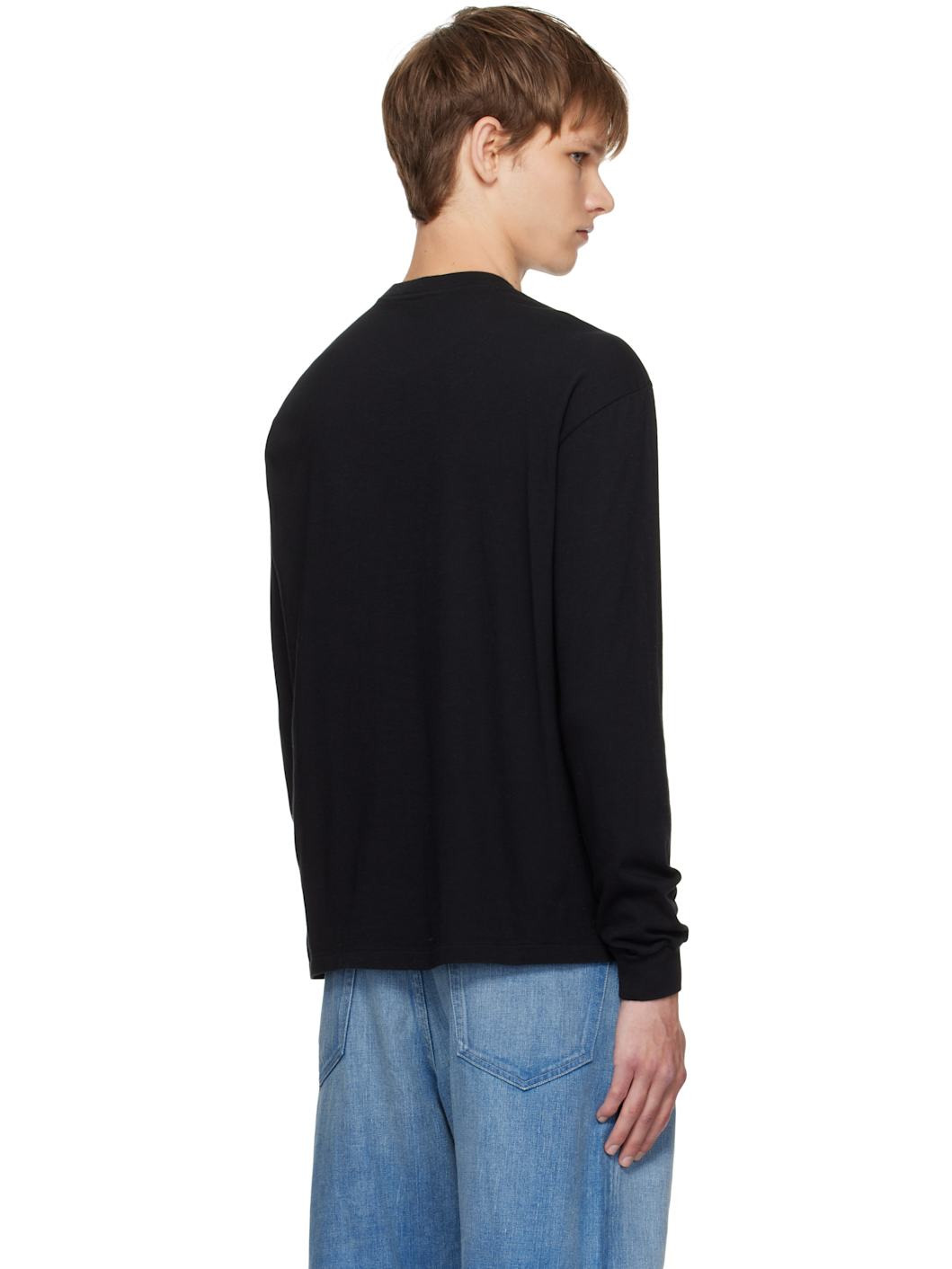 Black Seamless L/S T-shirt - 3