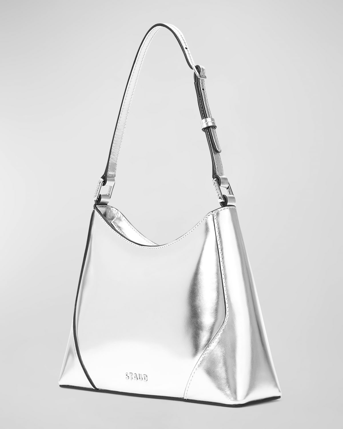 Linda Metallic Leather Shoulder Bag - 4