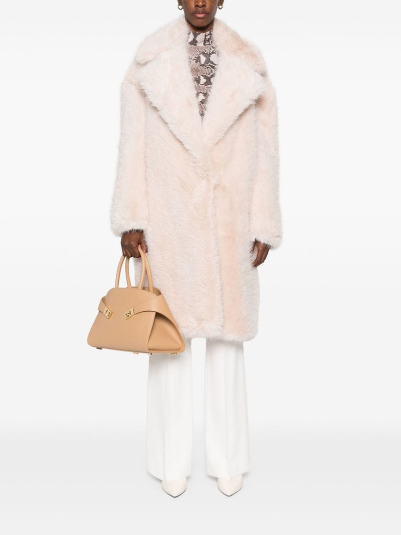 Sportmax faux-fur midi coat outlook