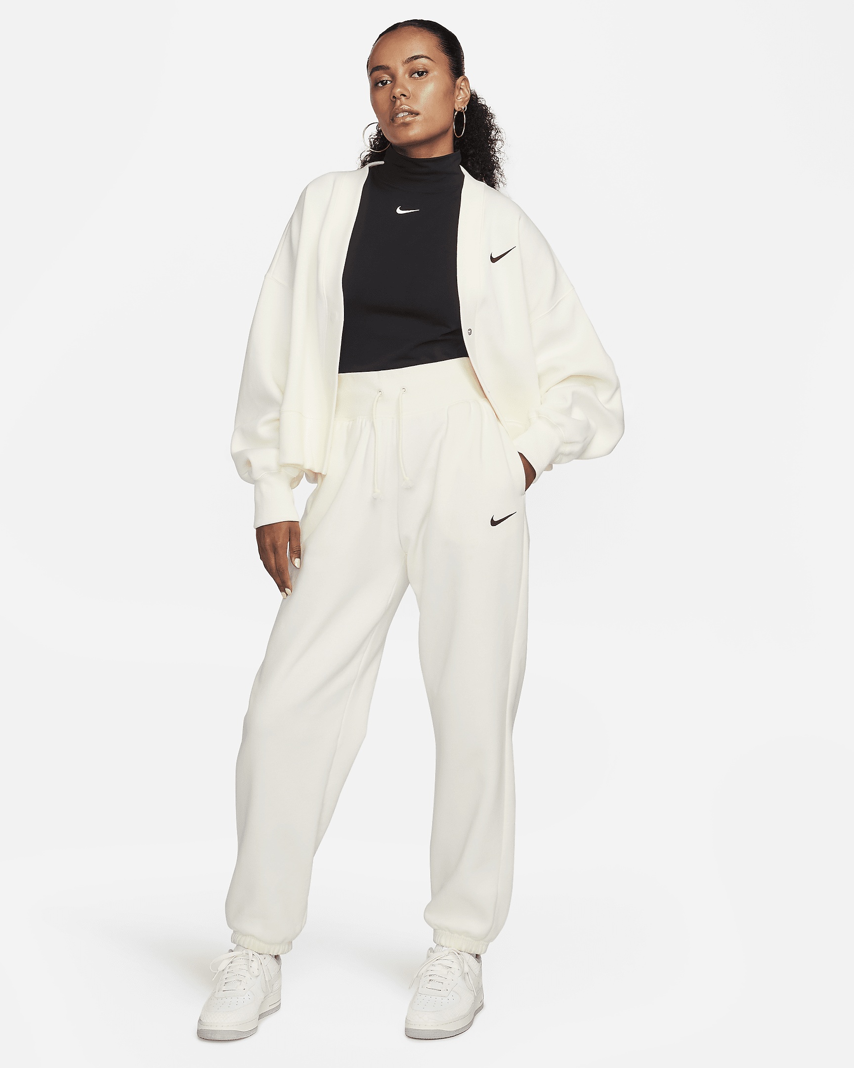 Nike Sportswear Phoenix Fleece Women's Over-Oversized Cardigan - 6