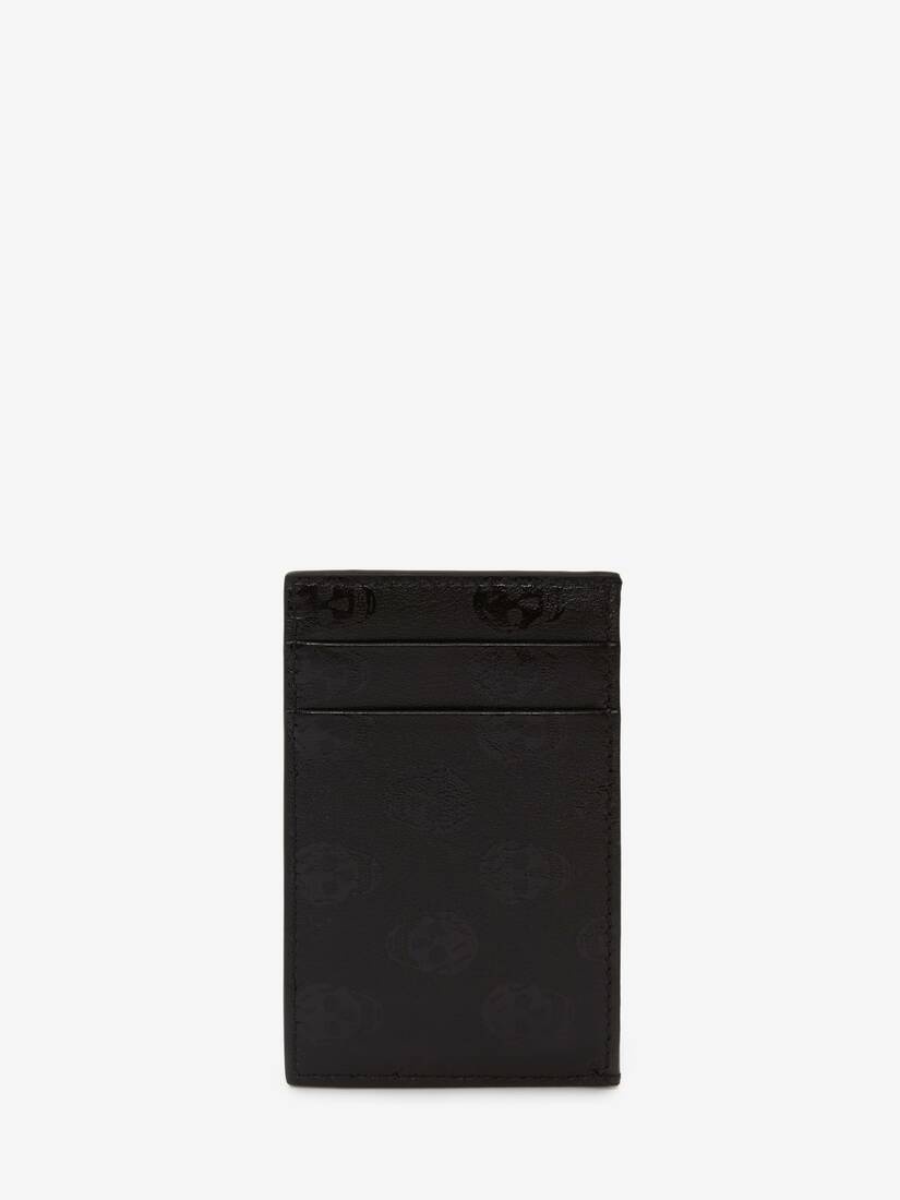 Biker Skull Card Holder in Black - 3