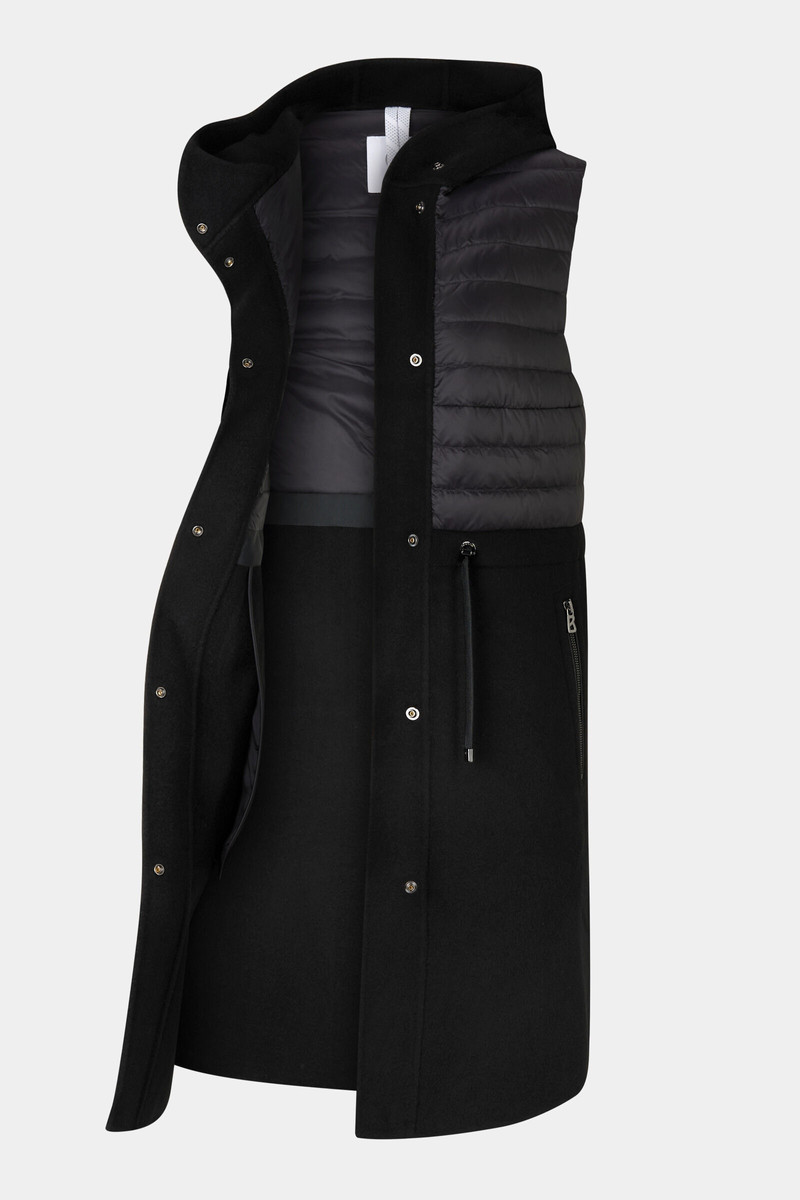 Joelle Hybrid vest in Black 7