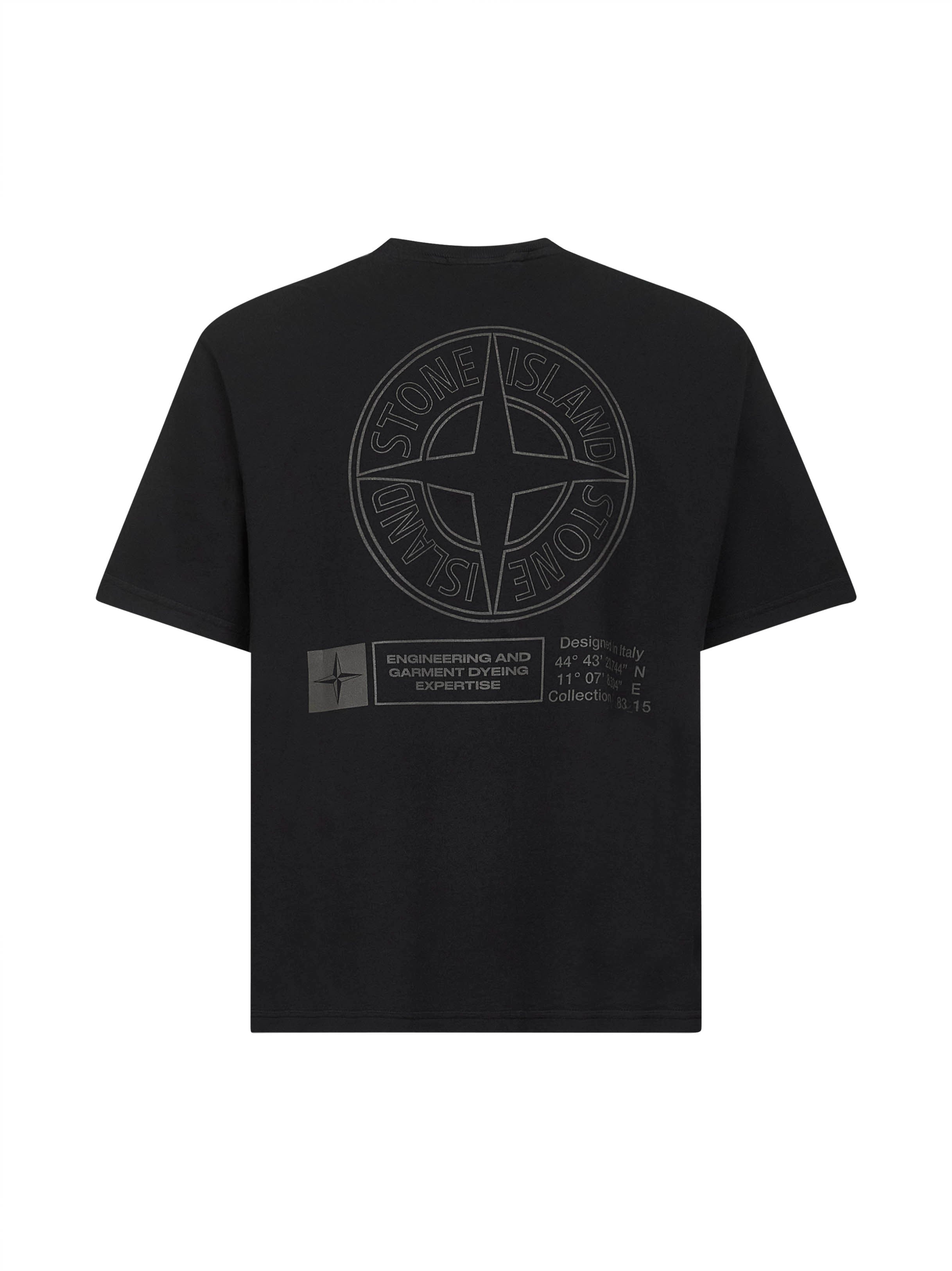 Black jersey printed T-shirt - 2