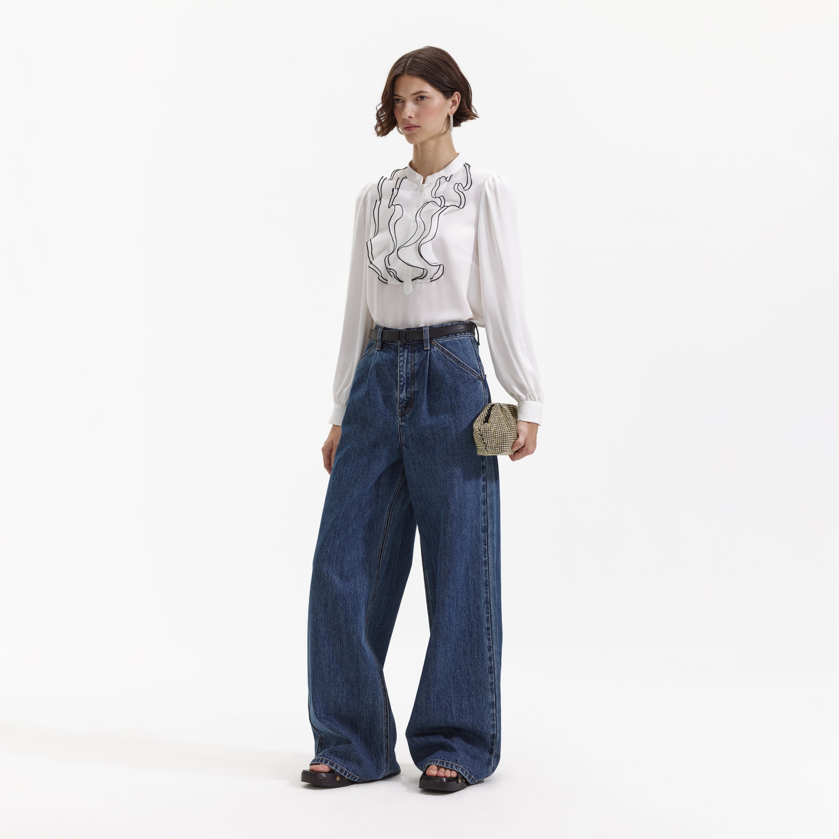White Viscose Blouse - 2
