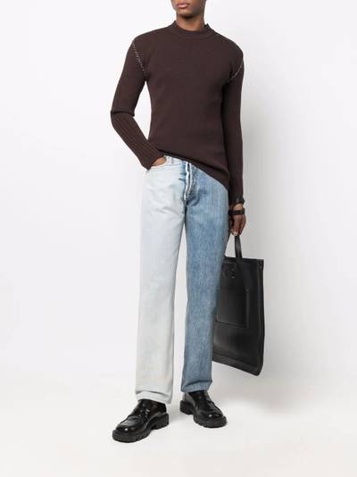 Maison Margiela contrasting-stitch jumper outlook