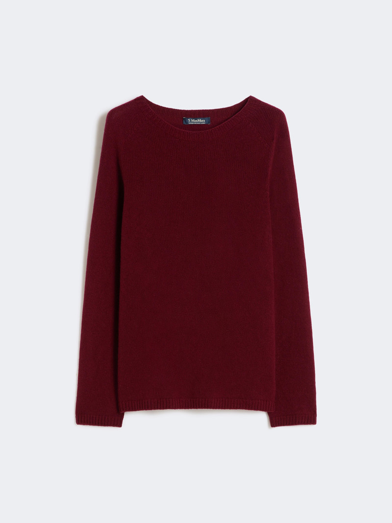 GEORG Wool and cashmere yarn sweater - RASPBERRY 1