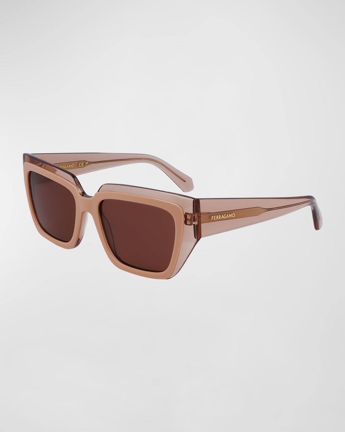 Logo Acetate Butterfly Sunglasses - 2