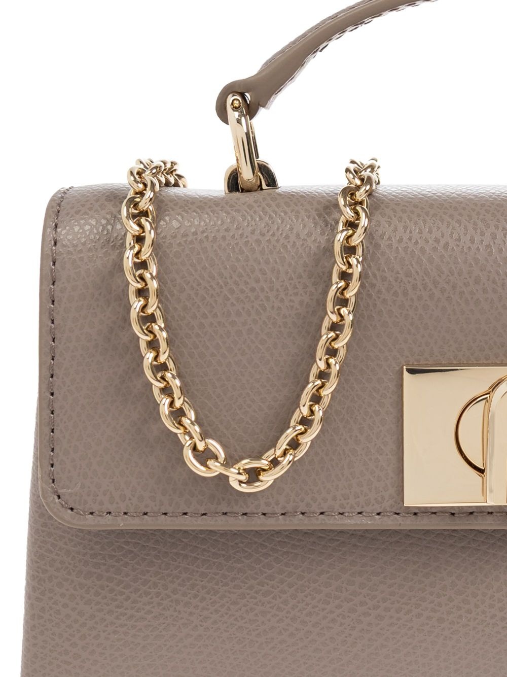 leather tote bag - 5