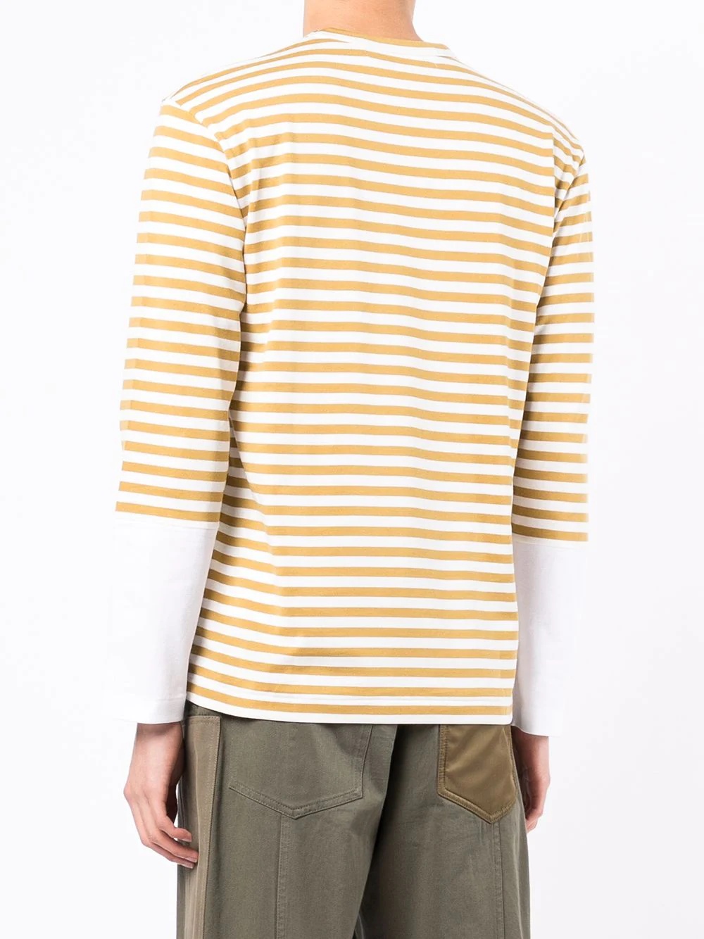 striped long-sleeve T-shirt - 4