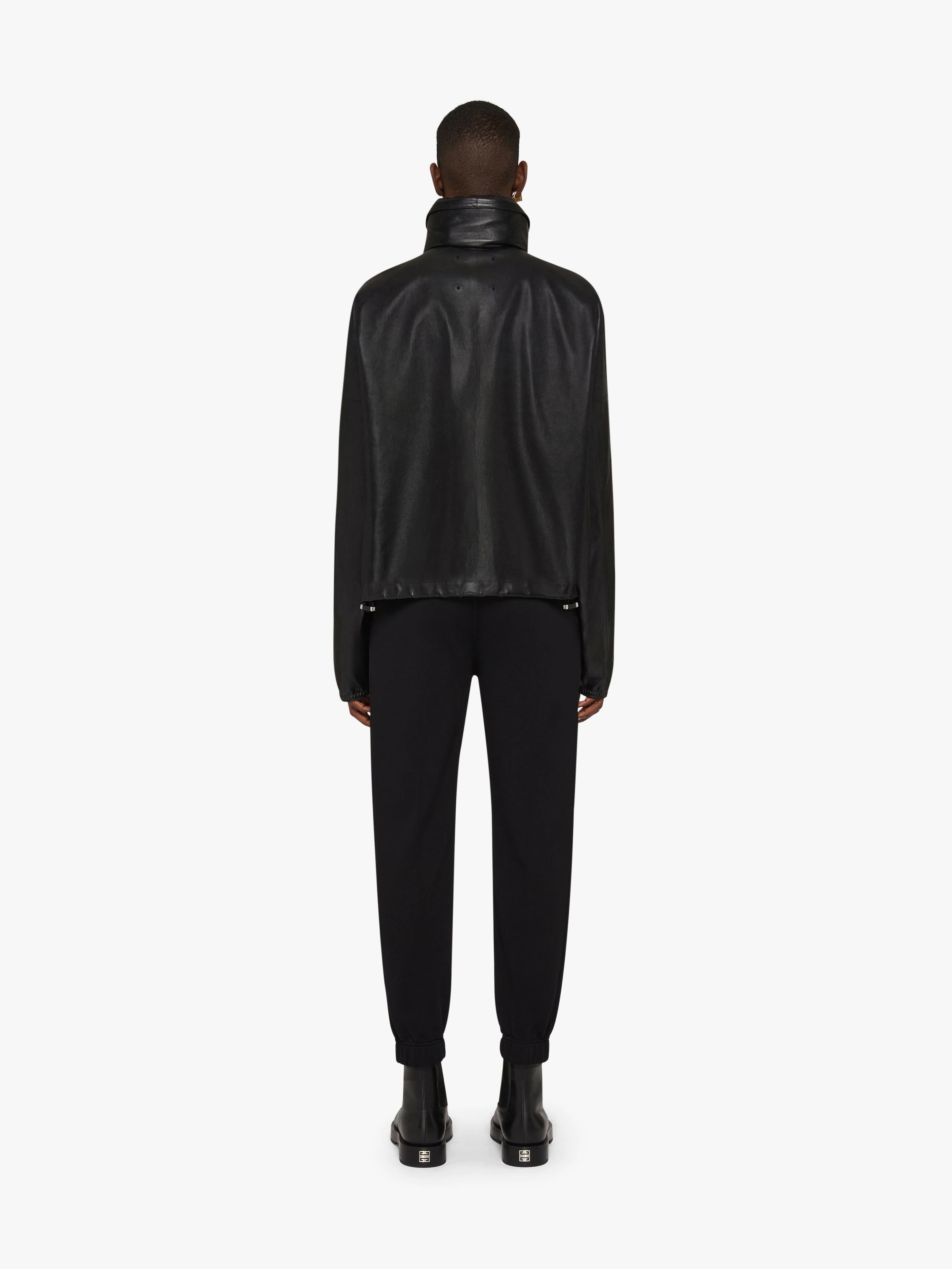 GIVENCHY COLLEGE SLIM FIT JOGGER PANTS IN FLEECE - 4