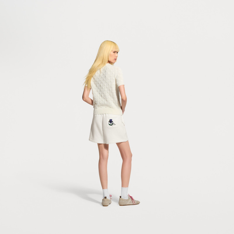 Embroidered Monogram Knit Top 3