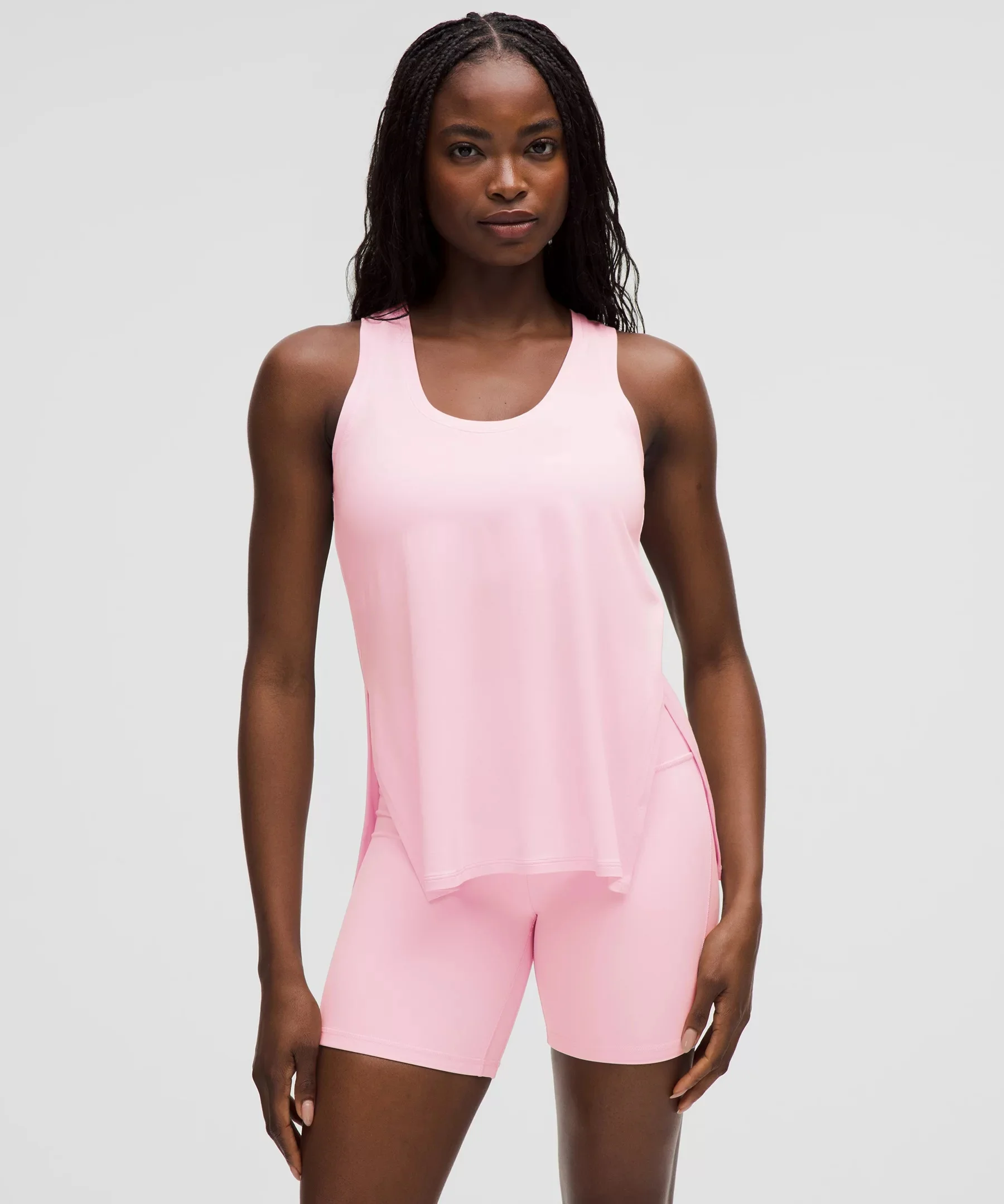 SilkAppeal Side-Slit Tank Top - 1