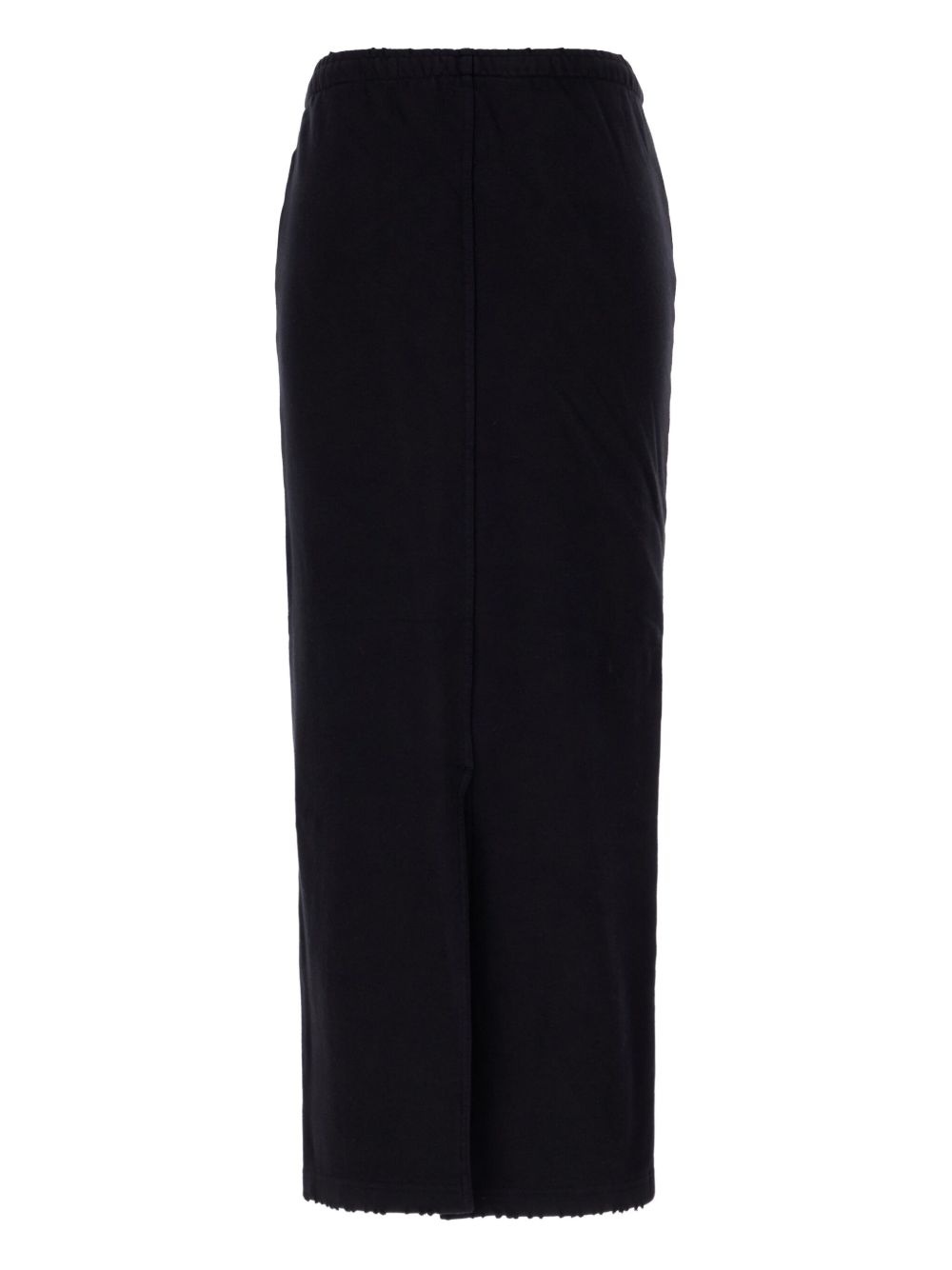 embroidered-logo maxi skirt - 2
