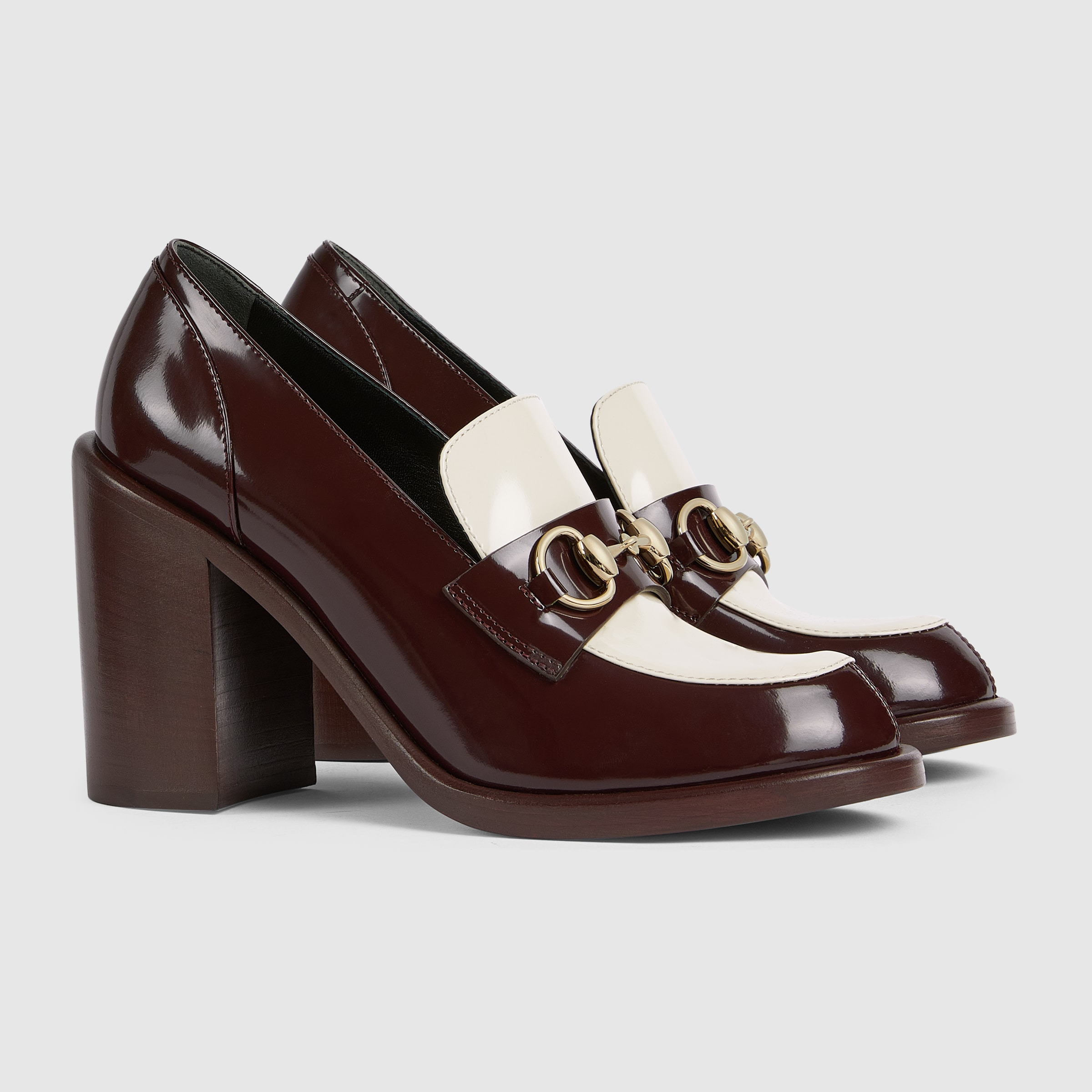 Women's heeled loafer with Horsebit - 2