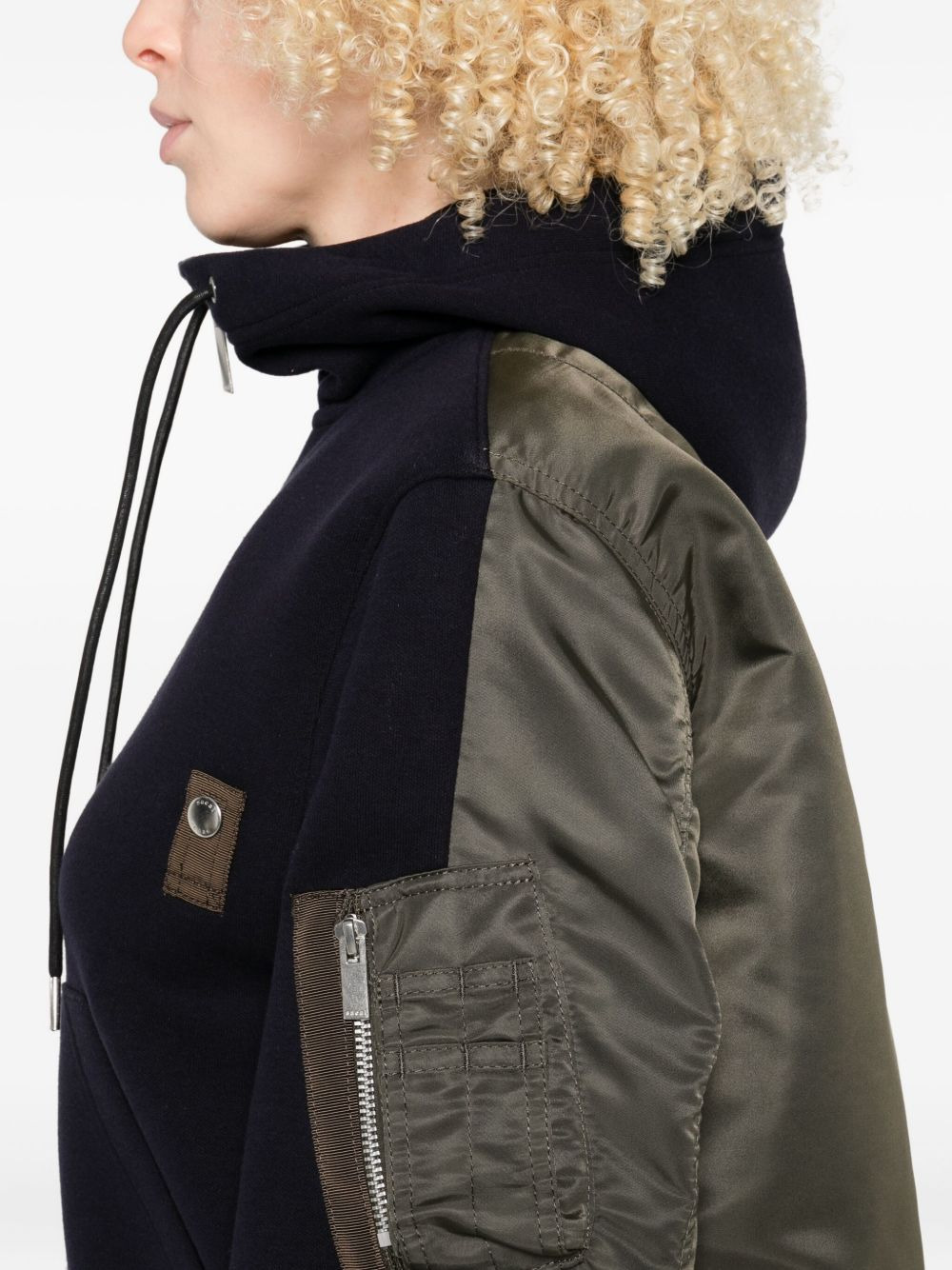 panelled hooded jacket - 5