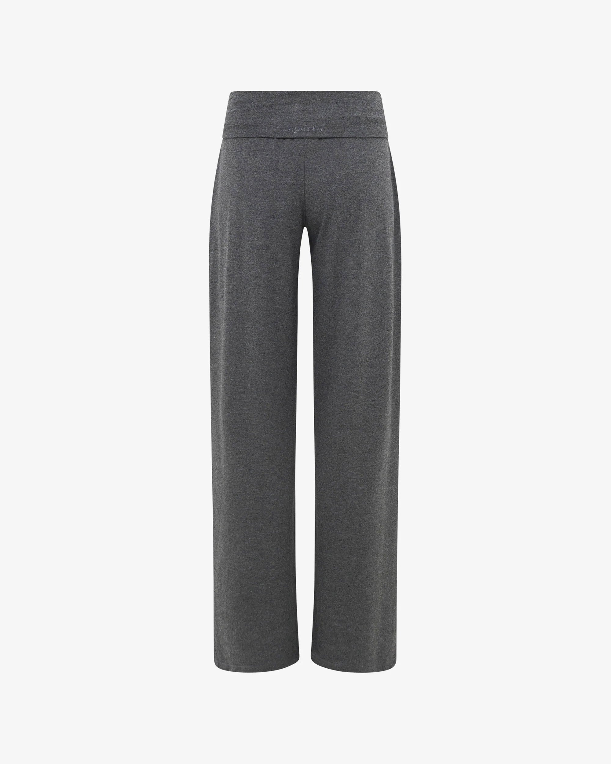 VISCOSE JAZZ PANTS WITH FOLD OVER WAISTBAND - 2