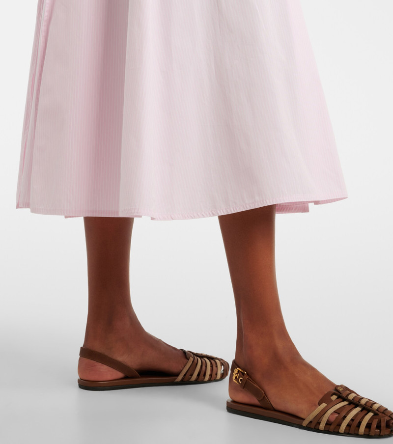 Cotton poplin shirt dress 4
